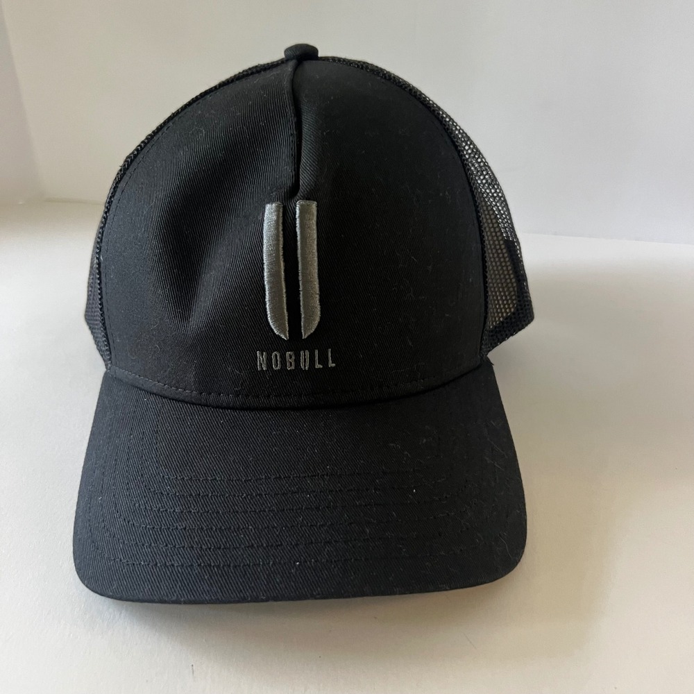 U NOBULL Black High-Density Trucker Hat Adjustable Snapback Mesh Cap New